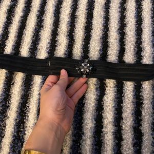 NWT Loft Elastic Jeweled Belt - Size S/M